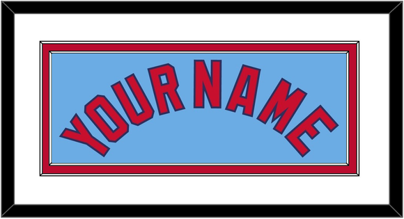 St. Louis Name - Alternate Road Powder Blue - Double Mat 1