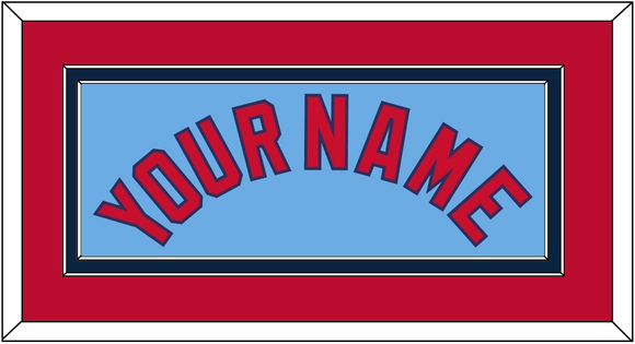 St. Louis Name - Alternate Road Powder Blue - Double Mat 2