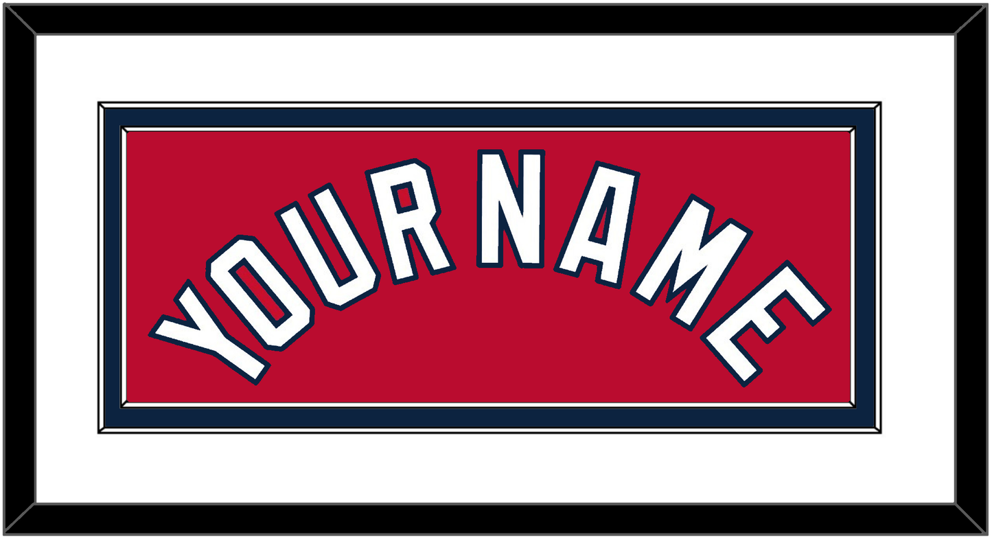 St. Louis Name - Spring Training Red - Signature Tier 1