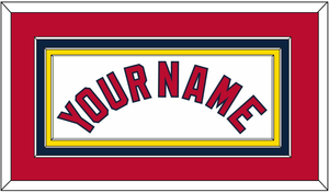 St. Louis Name - Home White - Triple Mat 2