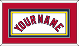 St. Louis Name - Home White - Triple Mat 2