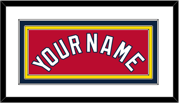 St. Louis Name - Spring Training Red - Triple Mat 1