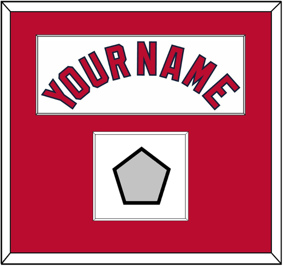 St. Louis Name & World Series Champions Patch - Home White (2006-2012) - Single Mat 1