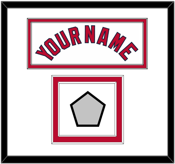 St. Louis Name & World Series Jersey Patch - Home White (2006-2012) - Double Mat 1