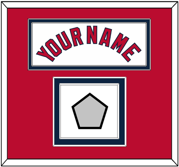 St. Louis Name & World Series Jersey Patch - Home White (2006-2012) - Double Mat 2