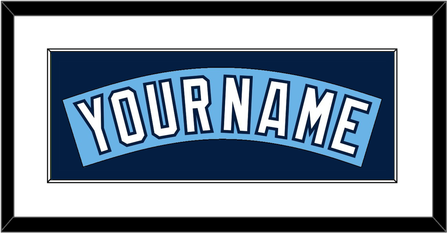 Tampa Bay Nameplate - Alternate Columbia Blue (2010-2018) - Essential Tier 1