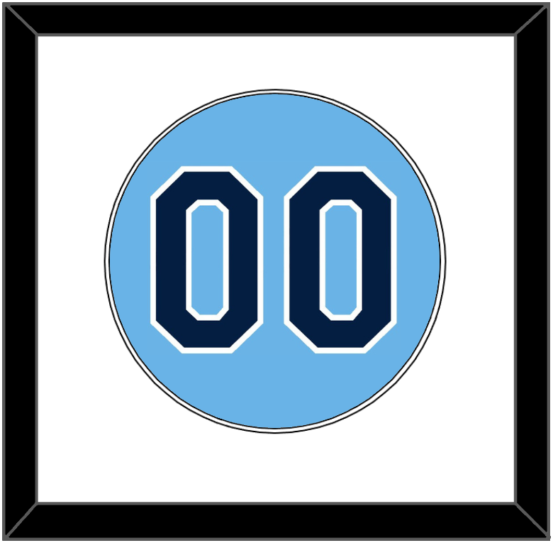 Tampa Bay Number - Alternate Columbia Blue - Essential Tier 1