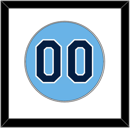 Tampa Bay Number - Alternate Columbia Blue - Essential Tier 1