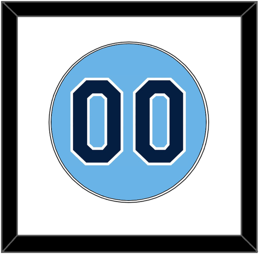 Tampa Bay Number - Alternate Columbia Blue - Essential Tier 1