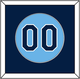 Tampa Bay Number - Alternate Columbia Blue - Single Mat 2