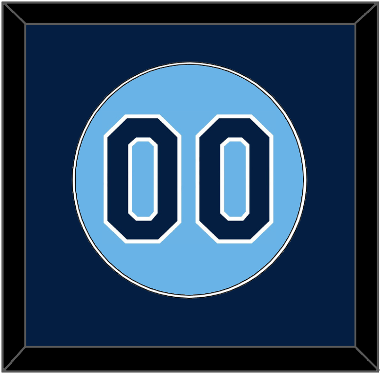 Tampa Bay Number - Alternate Columbia Blue - Essential Tier 2