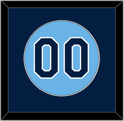 Tampa Bay Number - Alternate Columbia Blue - Essential Tier 2