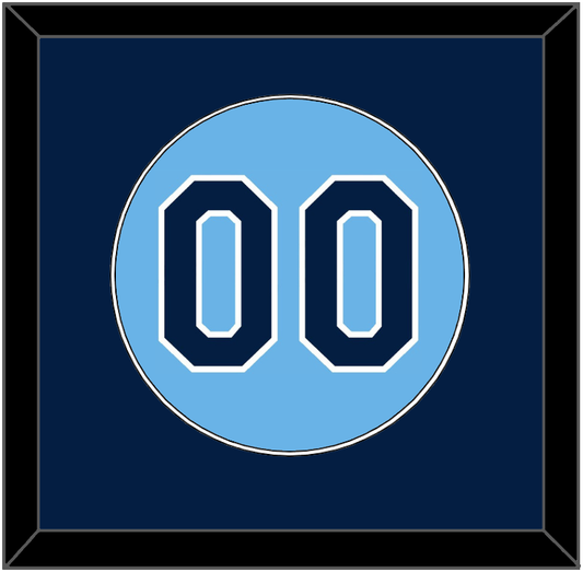 Tampa Bay Number - Alternate Columbia Blue - Essential Tier 2