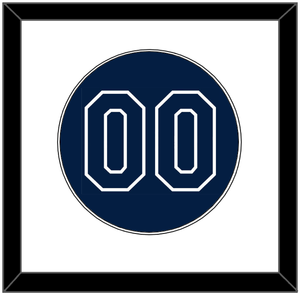 Tampa Bay Number - Alternate Navy - Single Mat 1