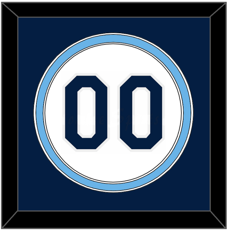 Tampa Bay Number - Home White - Signature Tier 2