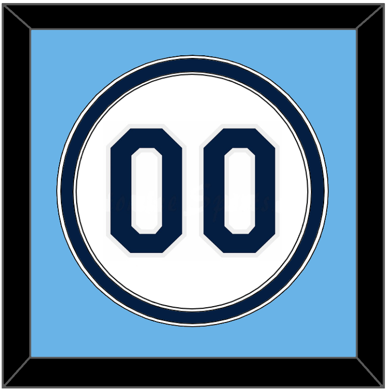 Tampa Bay Number - Home White - Signature Tier 3