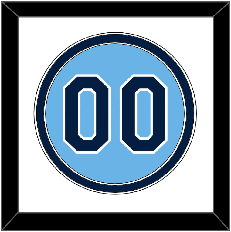 Tampa Bay Number - Alternate Columbia Blue - Signature Tier 1