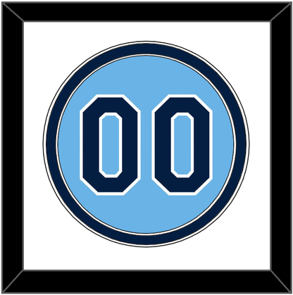 Tampa Bay Number - Alternate Columbia Blue - Signature Tier 1