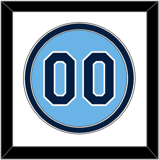 Tampa Bay Number - Alternate Columbia Blue - Signature Tier 1