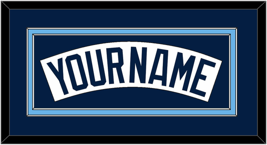 Tampa Bay Nameplate - Home White (2008-2018) - Signature Tier 2