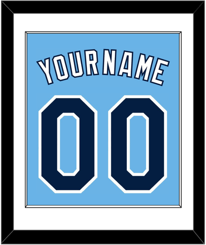 Tampa Bay Name & Number - Alternate Columbia Blue - Essential Tier 1