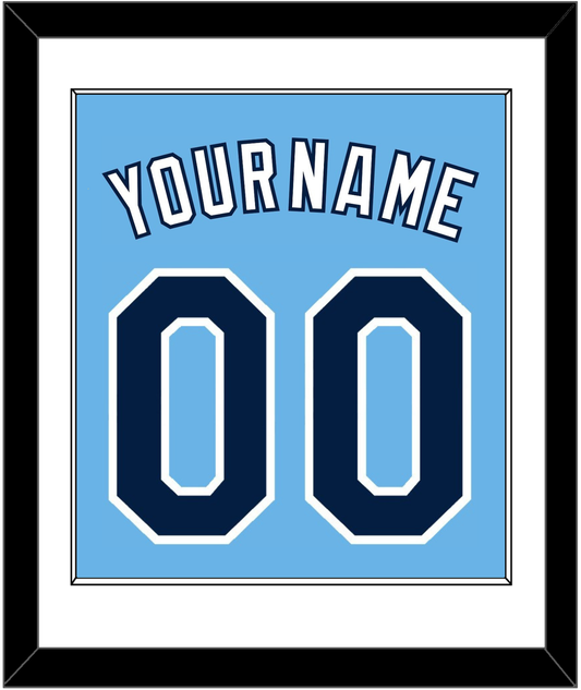 Tampa Bay Name & Number - Alternate Columbia Blue - Essential Tier 1