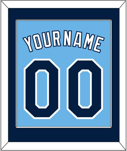 Tampa Bay Name & Number - Alternate Columbia Blue - Essential Tier 2