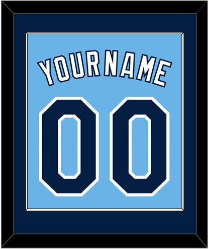 Tampa Bay Name & Number - Alternate Columbia Blue - Essential Tier 2