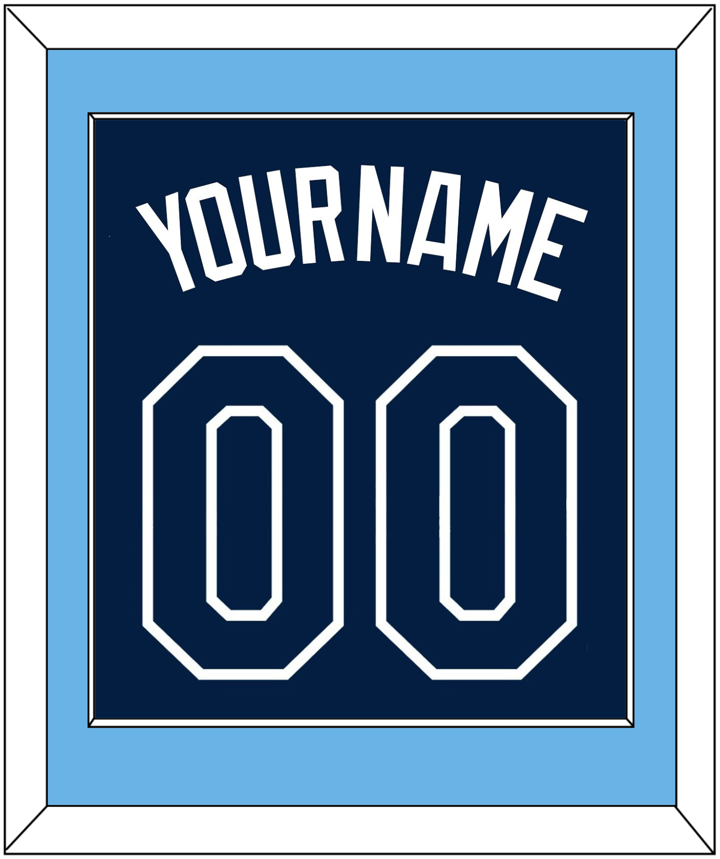 Tampa Bay Name & Number - Alternate Navy - Essential Tier 2