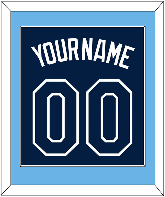 Tampa Bay Name & Number - Alternate Navy - Essential Tier 2