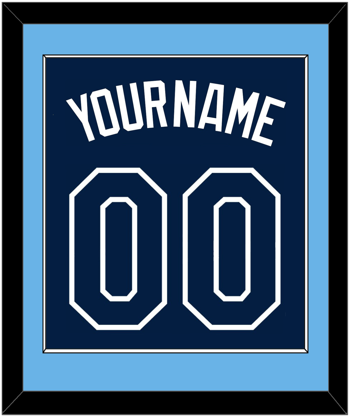 Tampa Bay Name & Number - Alternate Navy - Essential Tier 2