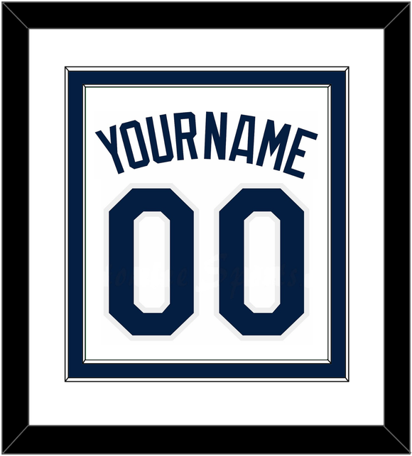 Tampa Bay Name & Number - Home White - Double Mat 1