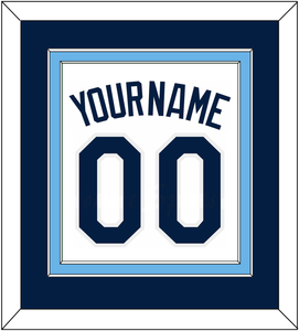 Tampa Bay Name & Number - Home White - Double Mat 2