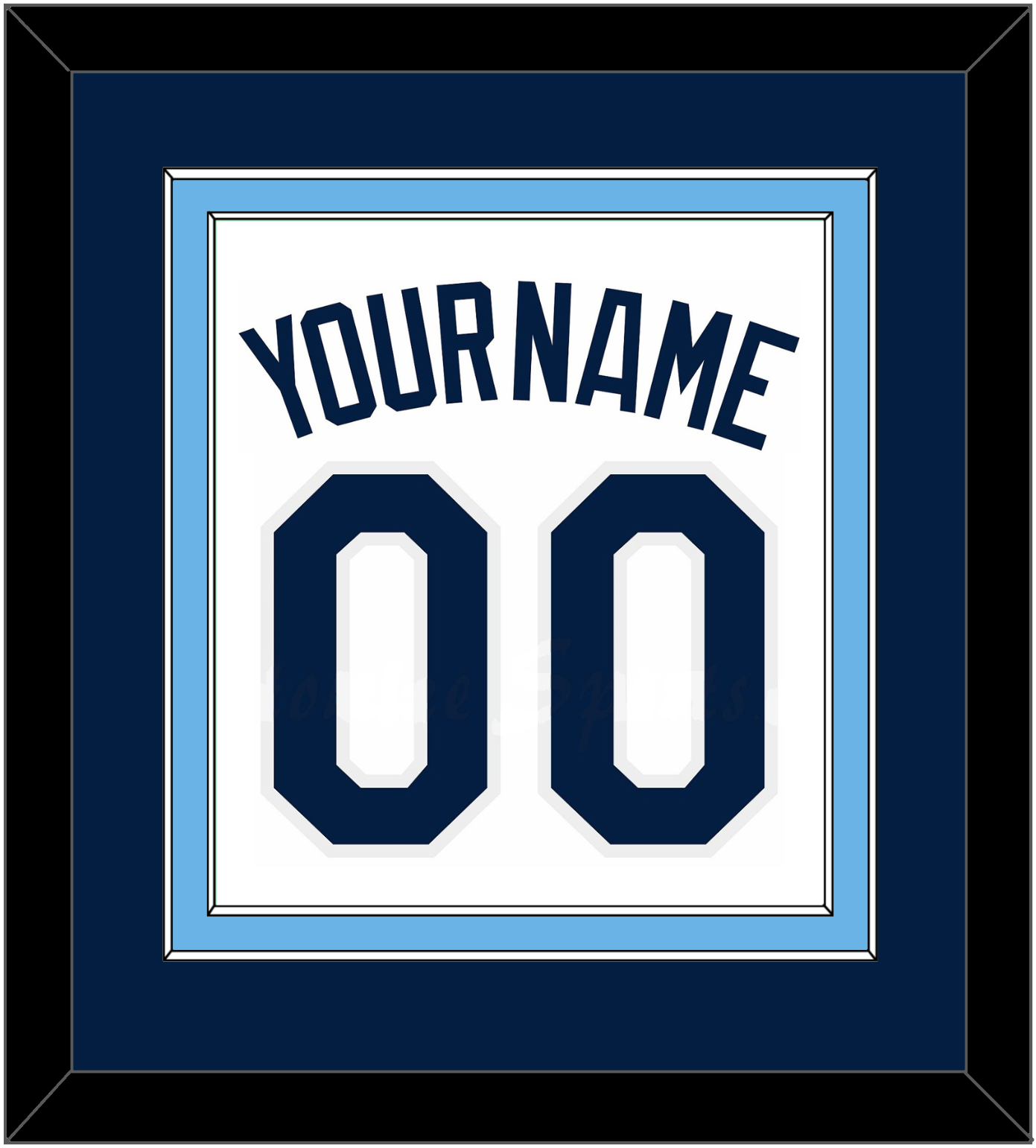 Tampa Bay Name & Number - Home White - Signature Tier 2
