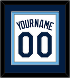 Tampa Bay Name & Number - Home White - Double Mat 2