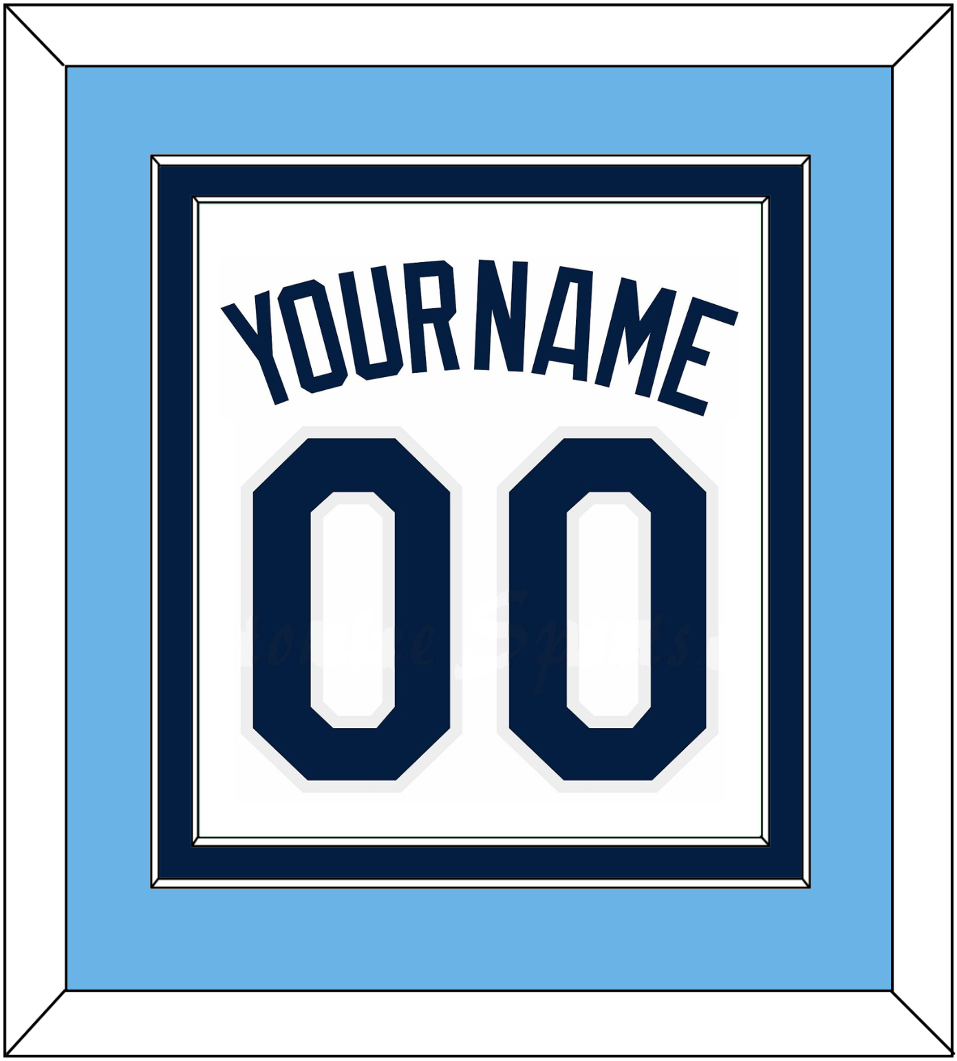 Tampa Bay Name & Number - Home White - Signature Tier 3