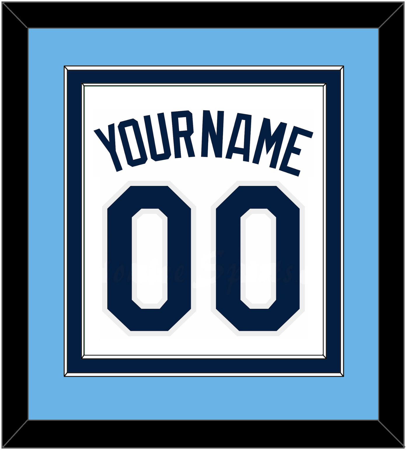 Tampa Bay Name & Number - Home White - Signature Tier 3