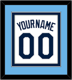 Tampa Bay Name & Number - Home White - Double Mat 3