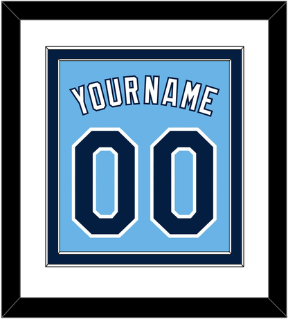 Tampa Bay Name & Number - Alternate Columbia Blue - Signature Tier 1
