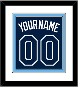 Tampa Bay Name & Number - Alternate Navy - Double Mat 1