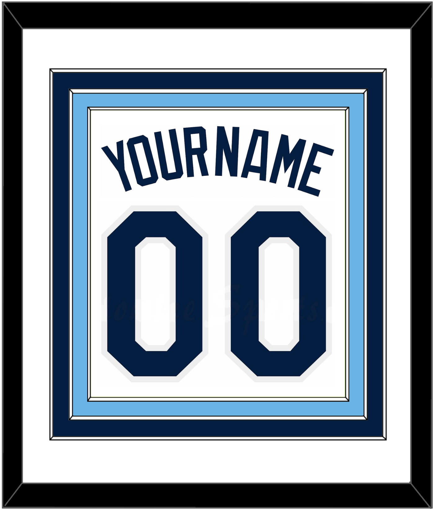 Tampa Bay Name & Number - Home White - Premier Tier 1