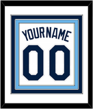 Tampa Bay Name & Number - Home White - Triple Mat 1