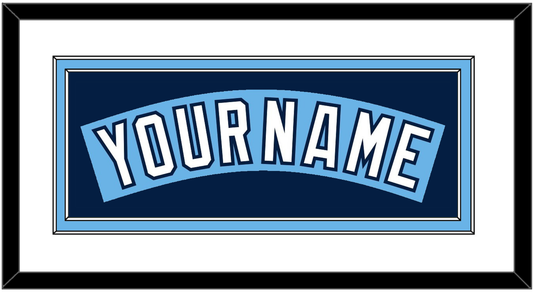 Tampa Bay Nameplate - Alternate Columbia Blue (2010-2018) - Signature Tier 1
