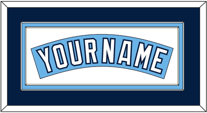 Tampa Bay Nameplate - Alternate Columbia Blue (2010-2018) - Signature Tier 2