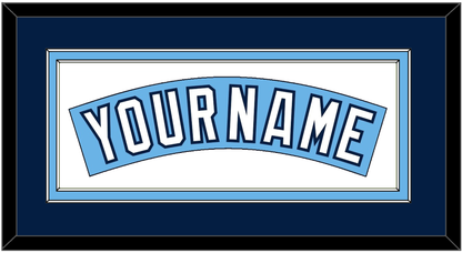 Tampa Bay Nameplate - Alternate Columbia Blue (2010-2018) - Signature Tier 2