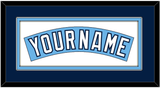 Tampa Bay Nameplate - Alternate Columbia Blue (2010-2018) - Double Mat 2