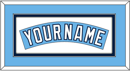 Tampa Bay Nameplate - Alternate Columbia Blue (2010-2018) - Signature Tier 3