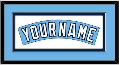 Tampa Bay Nameplate - Alternate Columbia Blue (2010-2018) - Signature Tier 3