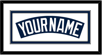 Tampa Bay Nameplate - Alternate Navy (2009-2018) - Signature Tier 1