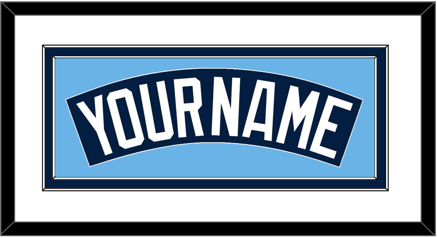 Tampa Bay Nameplate - Alternate Navy (2009-2018) - Signature Tier 2